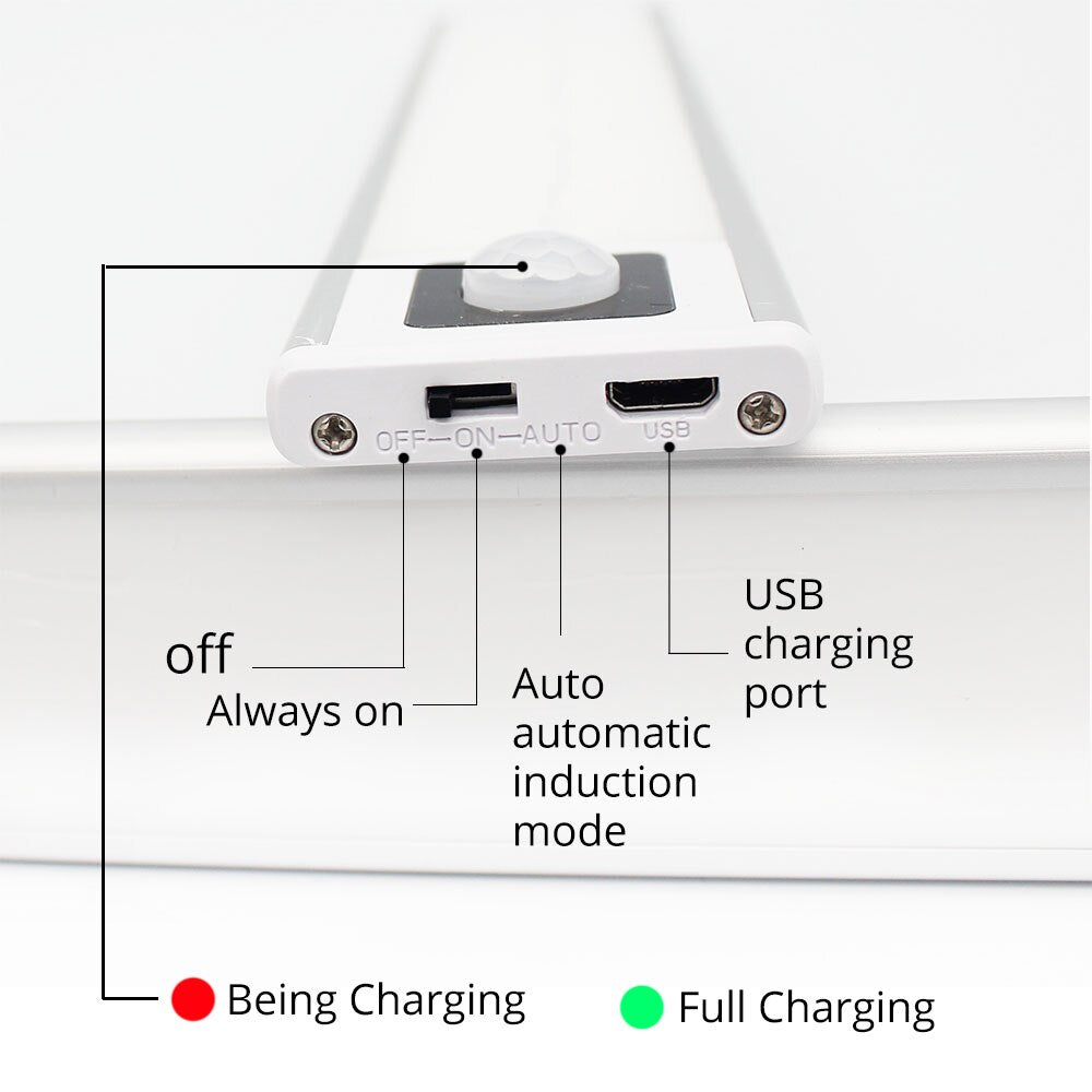 Bastão de LED com Sensor de Presença