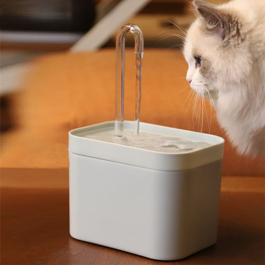 Fonte de água para gatos com filtro automático USB elétrico